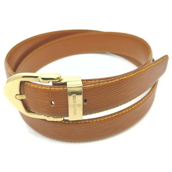 Louis Vuitton 110/44 Brown x Gold Epi Leather Cein